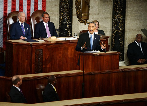 Obama discursa no Congresso americano (Xinhua/Yin Bogu)